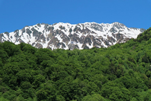 ガルベから見た立山連峰